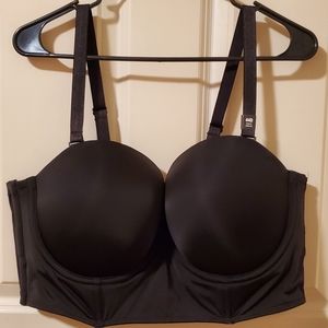 NEW! TORRID BRA, 44D, Black, Push-Up, Strapless